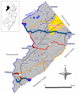 Warren County NJ Map